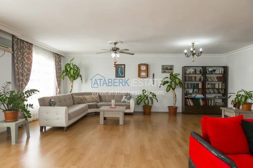 Дуплекс в Анталии – Лара, отдельная кухня 4 спальни вид на море  1 