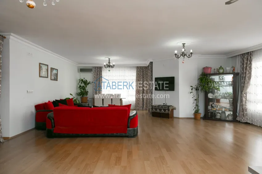 Приобрести Дуплекс в Анталии – Лара, отдельная кухня 4 спальни вид на море  5 