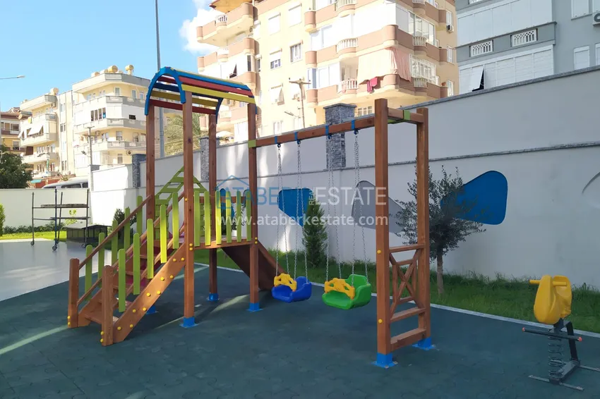 Квартира в Алании с чистовой отделкой в районе пляжа Клеопатра 7 