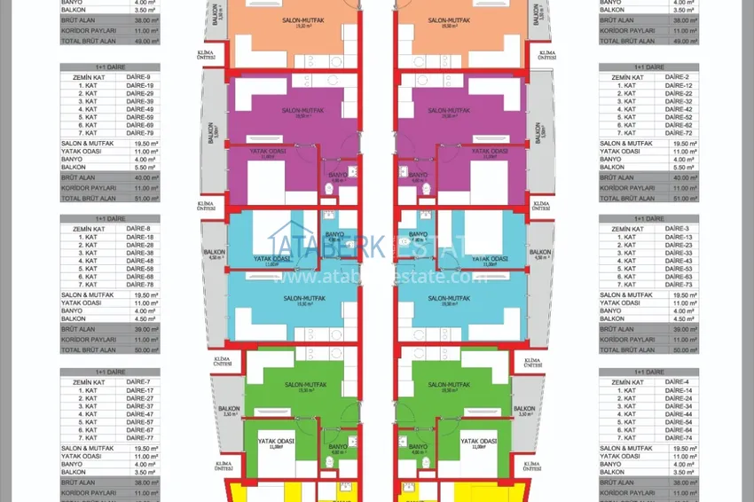 Купить дешево Квартиры в Авсалларе – Алания Новый инвестиционный проект 3