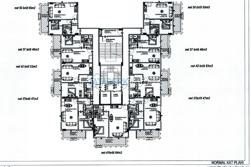 Купить дешево Впечатляющий модный проект жилого комплекса в Махмутларе 5 