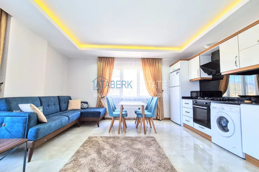 Приобрести Квартира в Махмутларе меблированная трехкомнатная с открытым видом 7 