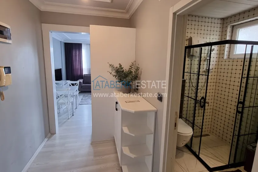 Приобрести Аренда квартиры в центре Алании в комплекс городского типа с бассейном 2 