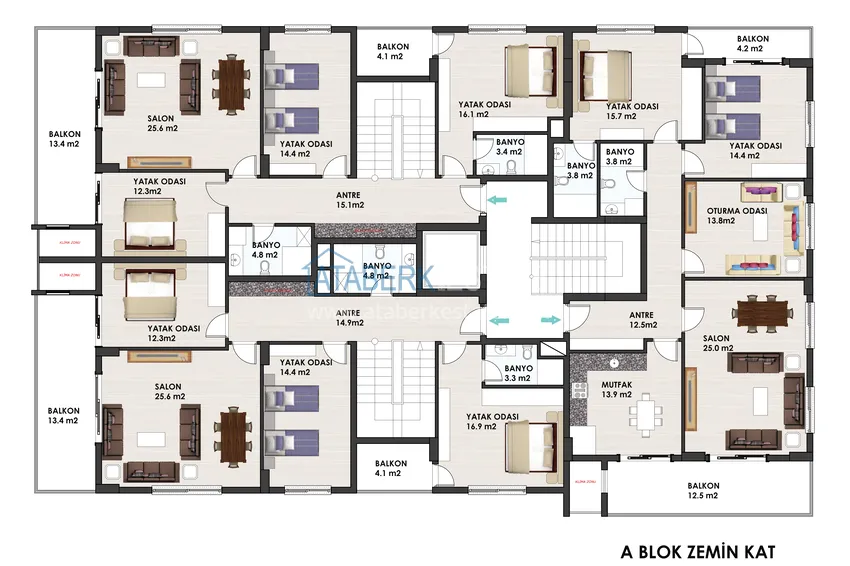 Купить дешево Квартиры в Алании – Элитная недвижимость в центре – Новый комплекс 1