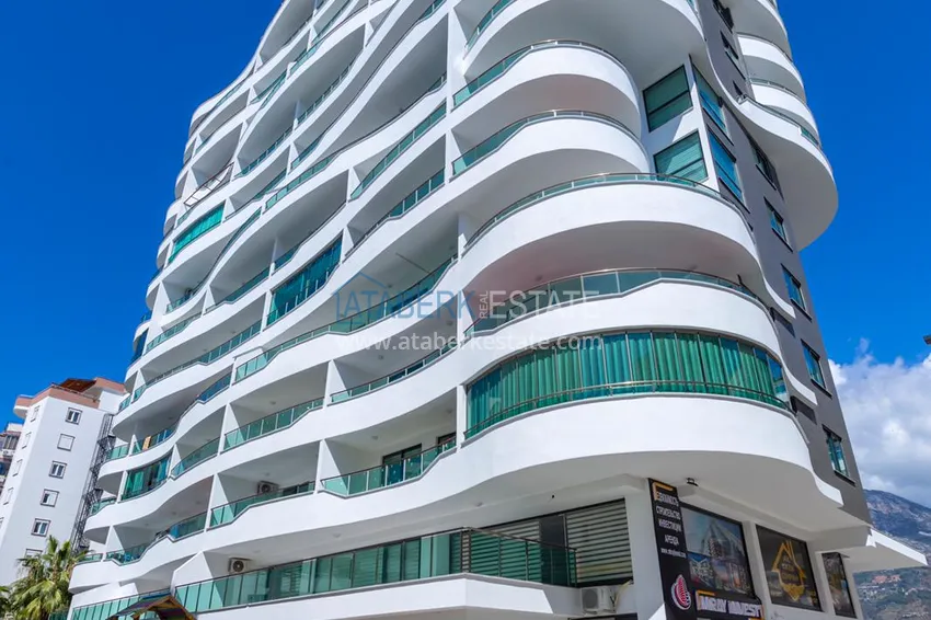 Аренда в Махмутларе – квартира с одной спальней и видом на море  3 