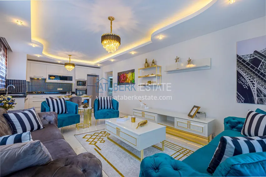 Приобрести Квартира в Махмутларе меблированная, 3 спальни в комфортабельном комплексе 3 