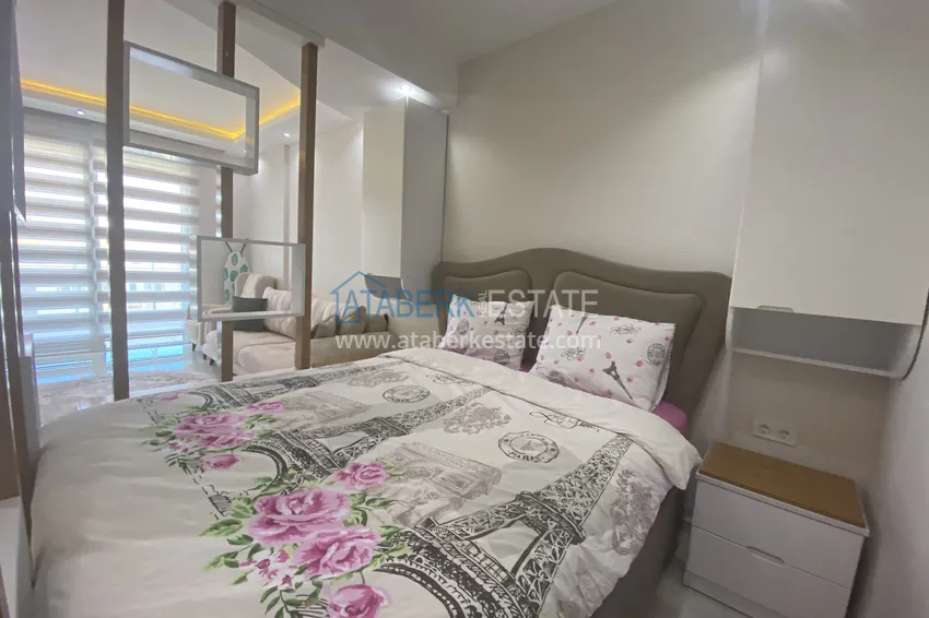 Приобрести Сдается студия в Махмутларе с видом на море - 1 береговая линия В67  4 