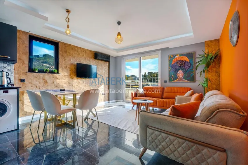 Квартира в Аланье двухкомнатная с современным интерьером  1 