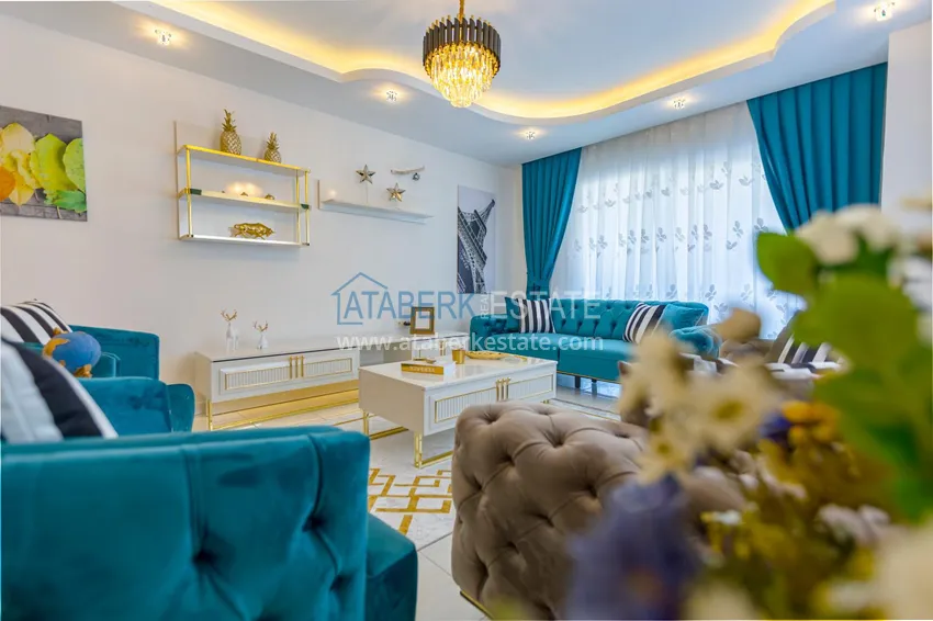 Приобрести Квартира в Махмутларе меблированная, 3 спальни в комфортабельном комплексе 5 