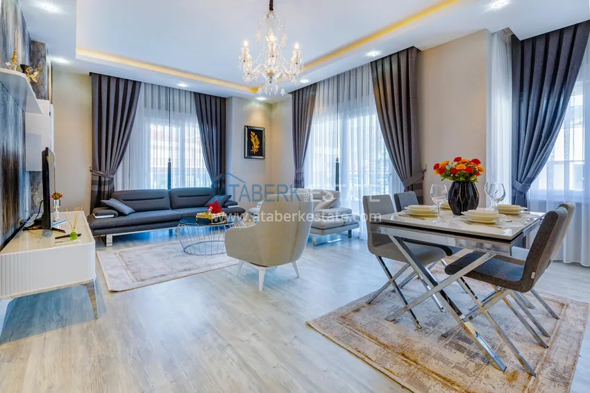 Приобрести Квартира в Махмутларе - современный интерьер частичный вид на море 6 