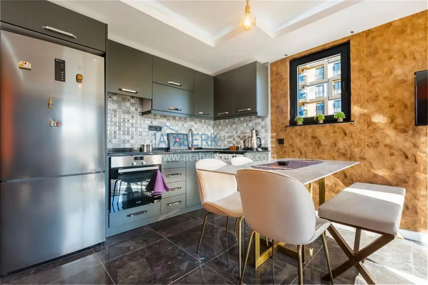 Приобрести Квартира в Аланье двухкомнатная с современным интерьером  9 