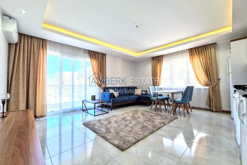 Приобрести Квартира в Махмутларе меблированная трехкомнатная с открытым видом 3 