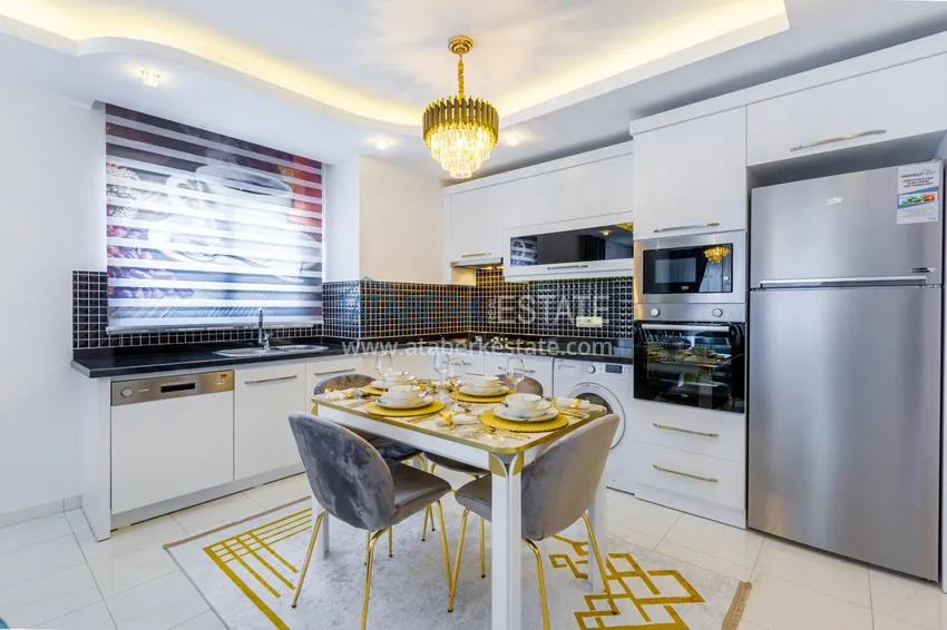 Приобрести Квартира в Махмутларе меблированная, 3 спальни в комфортабельном комплексе 7 