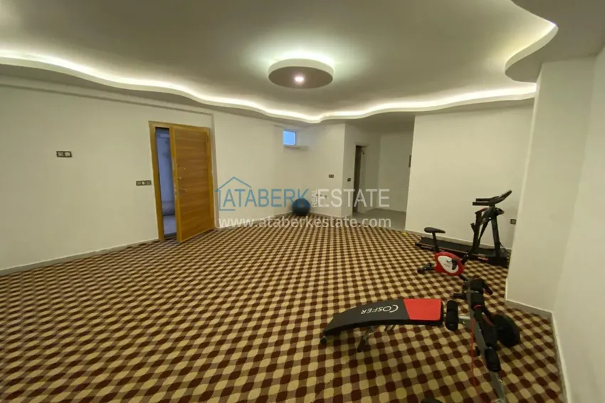 Квартира в Махмутларе меблированная трехкомнатная с открытым видом 9 