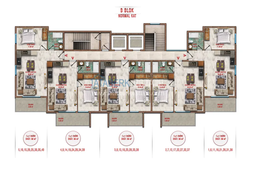 Купить дешево Новый проект жилого комплекса в Авсалларе – спец предложение для инвесторов  6 