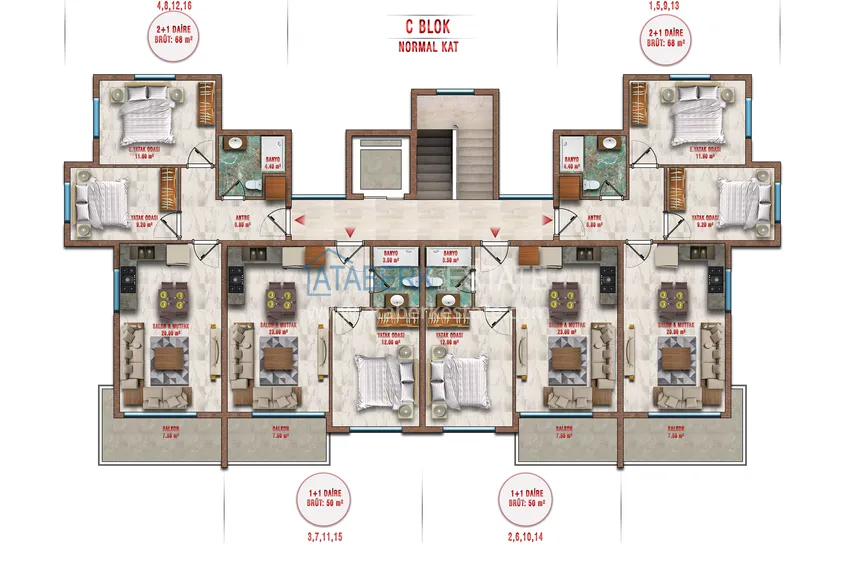 Купить дешево Новый проект жилого комплекса в Авсалларе – спец предложение для инвесторов  10 