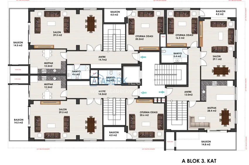 Купить дешево Квартиры в Алании – Элитная недвижимость в центре – Новый комплекс 3
