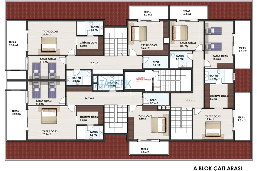 Купить дешево Квартиры в Алании – Элитная недвижимость в центре – Новый комплекс 4