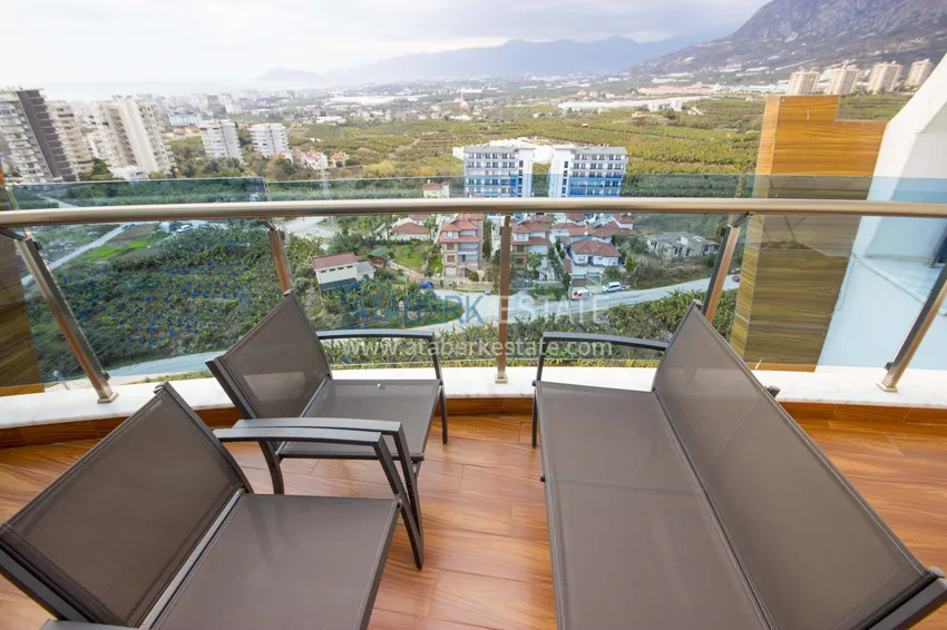 Приобрести Дуплекс в Махмутларе меблированный с видовыми характеристиками  26 