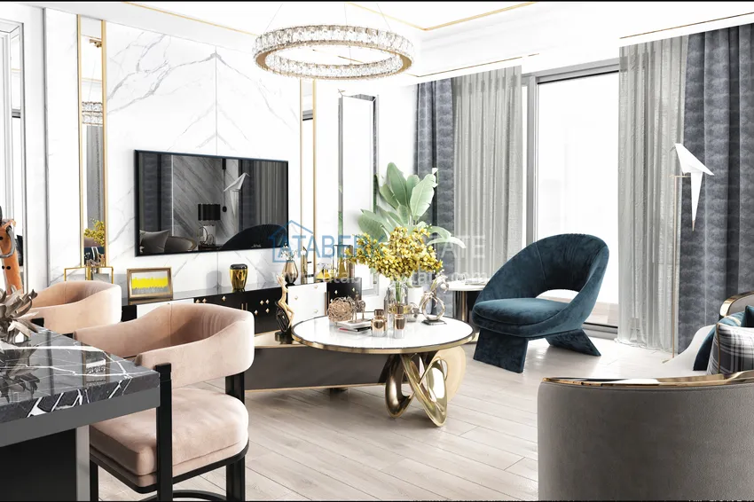 Приобрести Впечатляющий модный проект жилого комплекса в Махмутларе 13 