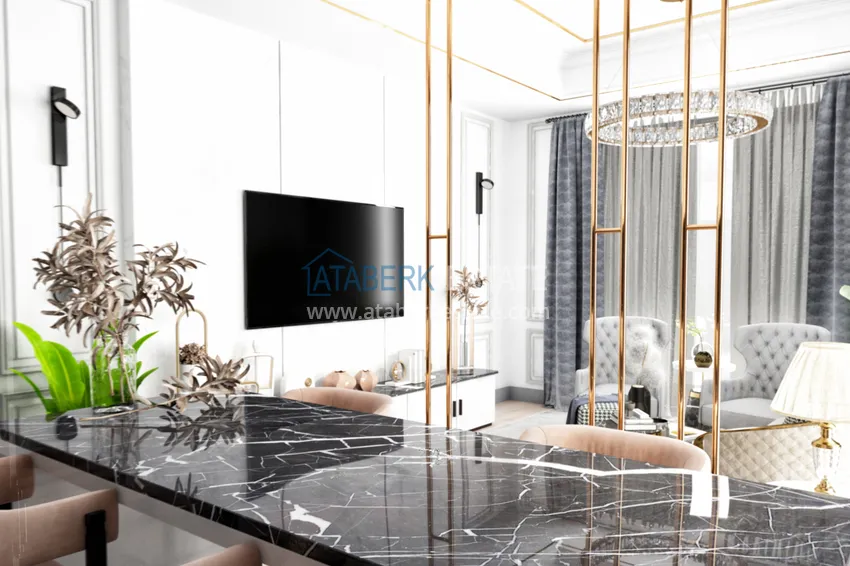 Приобрести Впечатляющий модный проект жилого комплекса в Махмутларе 14 