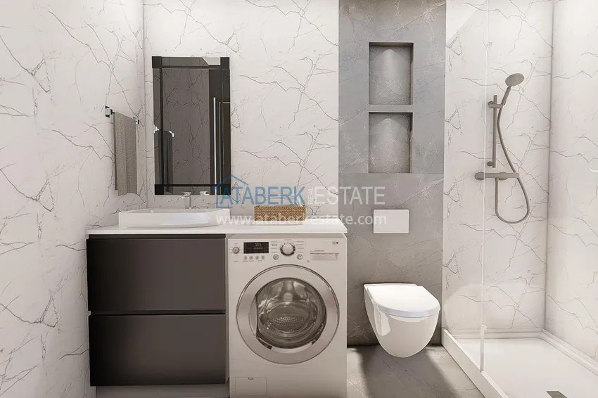 Приобрести Новый проект жилого комплекса в центре Алании в двух шагах от пляжа 7 