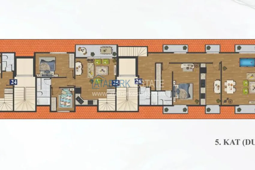 Купить дешево Новый проект жилого комплекса в центре Алании в двух шагах от пляжа 2 
