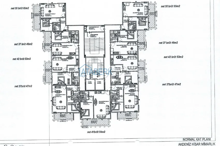 Купить дешево Впечатляющий модный проект жилого комплекса в Махмутларе 9 