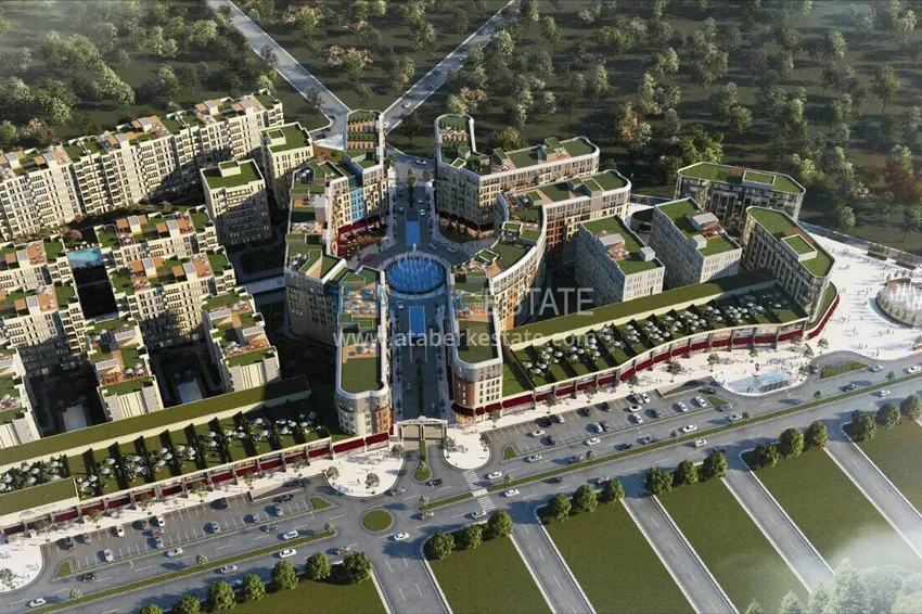 Квартиры и коммерческая недвижимость в Стамбуле, район Эсенюрт в новом элитном жилом комплексе 19