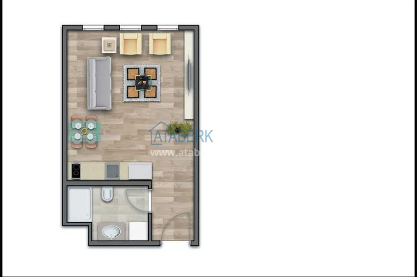 Купить дешево Квартиры и коммерческая недвижимость в Стамбуле, район Эсенюрт в новом элитном жилом комплексе 1