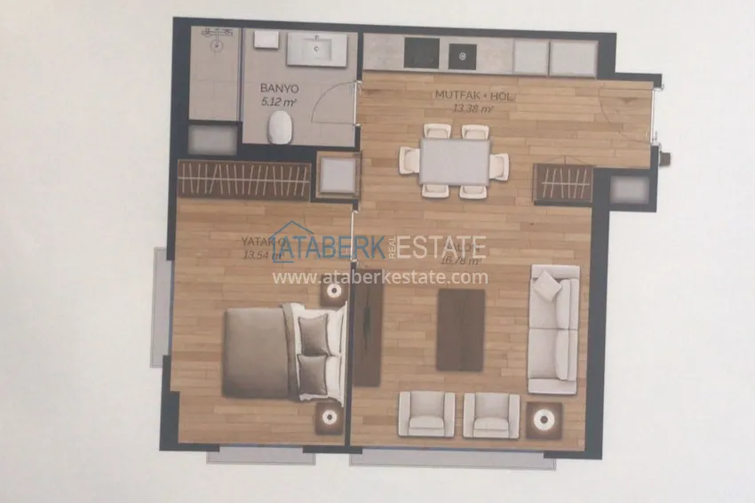 Купить дешево Апартаменты и виллы в Стамбуле- Бейликдюзю на берегу Мраморного моря 1 