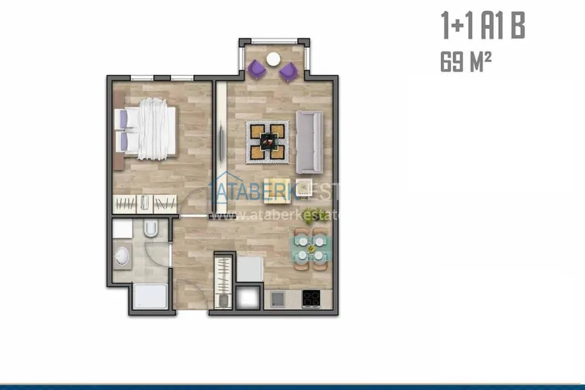 Купить дешево Квартиры и коммерческая недвижимость в Стамбуле, район Эсенюрт в новом элитном жилом комплексе 2