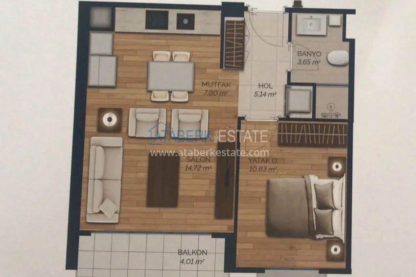 Купить дешево Апартаменты и виллы в Стамбуле- Бейликдюзю на берегу Мраморного моря 2 