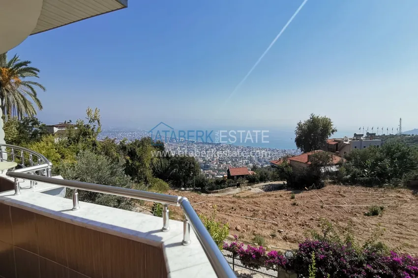 Вилла в Алании с уникальным панорамным видом в коттеджном комплексе 1 