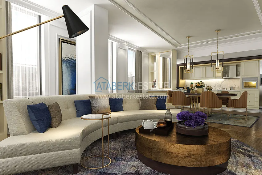 Приобрести Апартаменты класса люкс и коммерческая недвижимость в Стамбуле, район Таксим с возможностью получения гражданства 1 