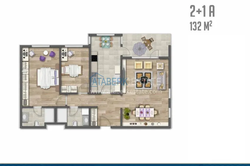 Купить дешево Квартиры и коммерческая недвижимость в Стамбуле, район Эсенюрт в новом элитном жилом комплексе 4