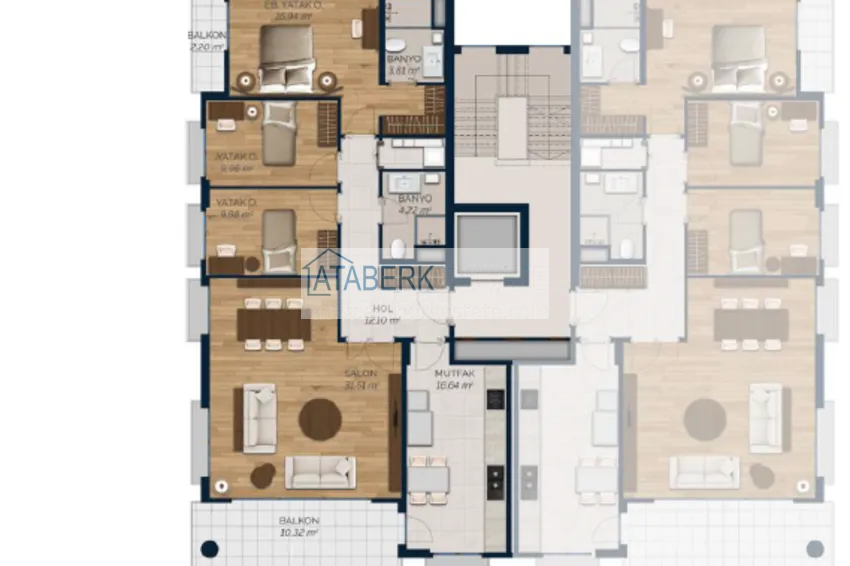 Купить дешево Апартаменты и виллы в Стамбуле- Бейликдюзю на берегу Мраморного моря 6 
