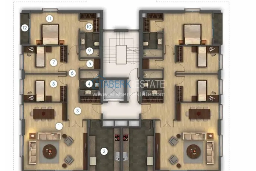 Купить дешево Апартаменты и виллы в Стамбуле- Бейликдюзю на берегу Мраморного моря 7 