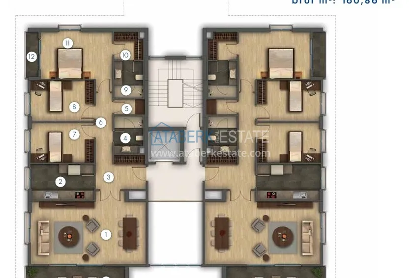 Купить дешево Апартаменты и виллы в Стамбуле- Бейликдюзю на берегу Мраморного моря 8 