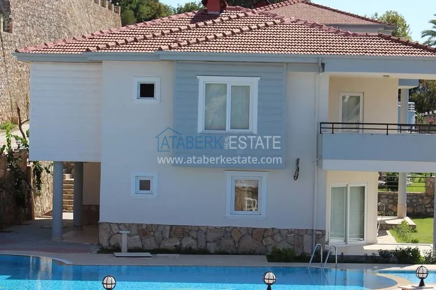 Вилла в Алании с уникальным панорамным видом в коттеджном комплексе 5 