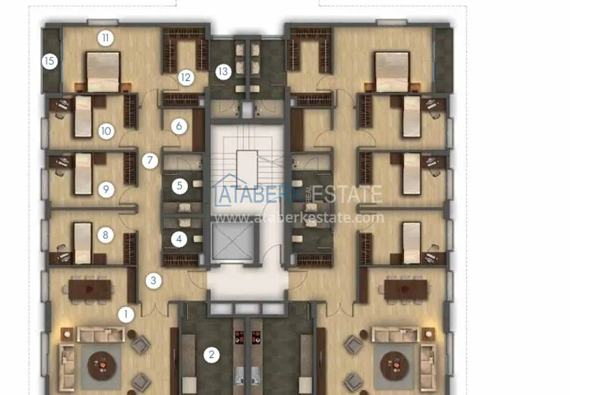 Купить дешево Апартаменты и виллы в Стамбуле- Бейликдюзю на берегу Мраморного моря 9 