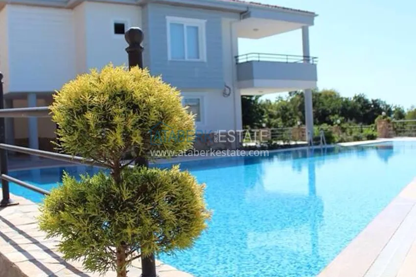 Вилла в Алании с уникальным панорамным видом в коттеджном комплексе 4 