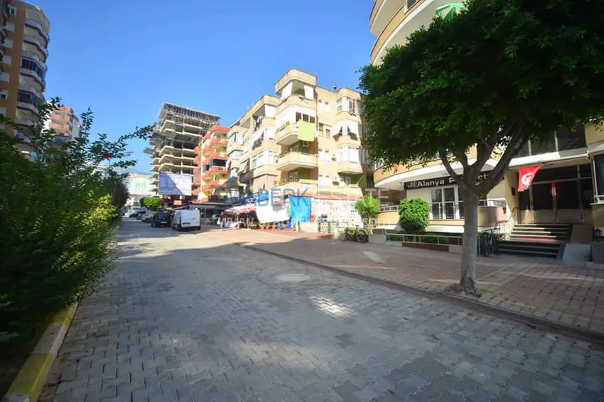 Квартира в Махмутларе с частичным видом на море в комплексе с бассейном 6 