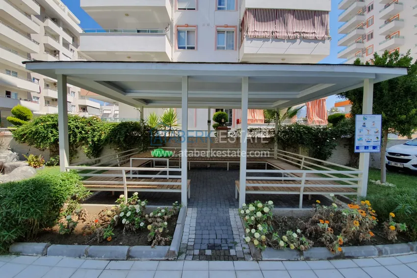 Квартира в Махмутларе с отдельной кухней и видом на море  8 