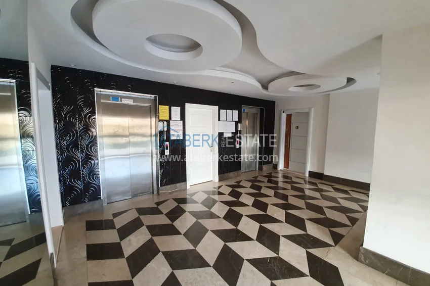 Квартира в Махмутларе с отдельной кухней и видом на море  14 