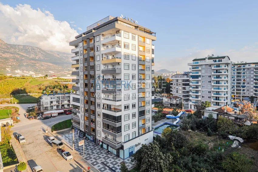 Приобрести Квартира в Махмутларе с отдельной кухней и видом на море  22 