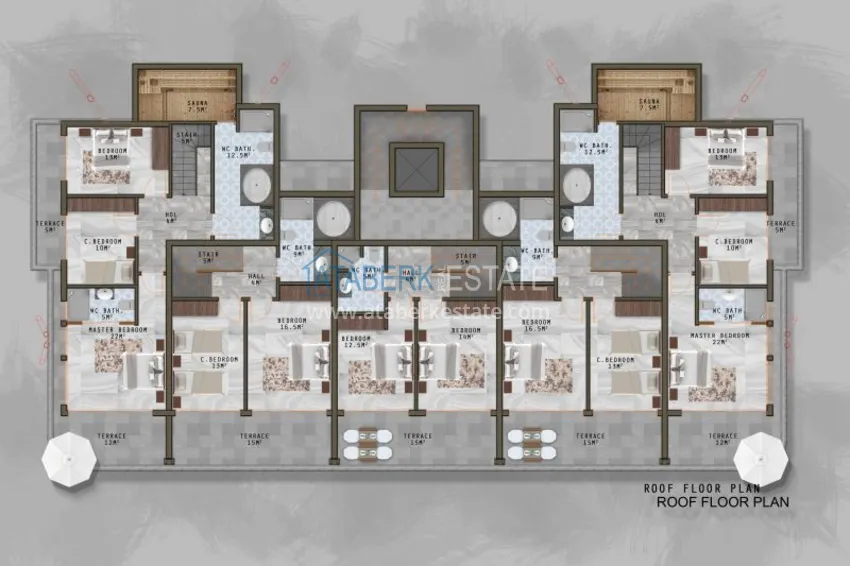 Купить дешево Квартира в Махмутларе с чистовой отделкой в молодом комплексе  5 