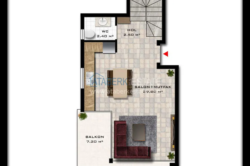 Купить дешево Новый многоквартирный жилой комплекс сегмента комфорт в Алании, район Махмутлар 18 