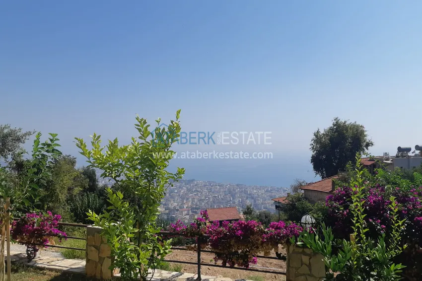 Вилла в Алании с уникальным панорамным видом в коттеджном комплексе 9 