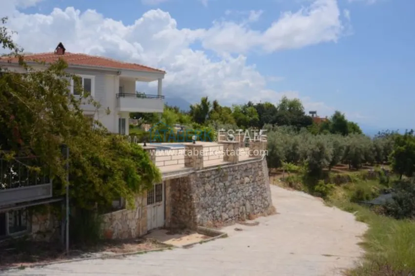 Вилла в Алании с уникальным панорамным видом в коттеджном комплексе 6 